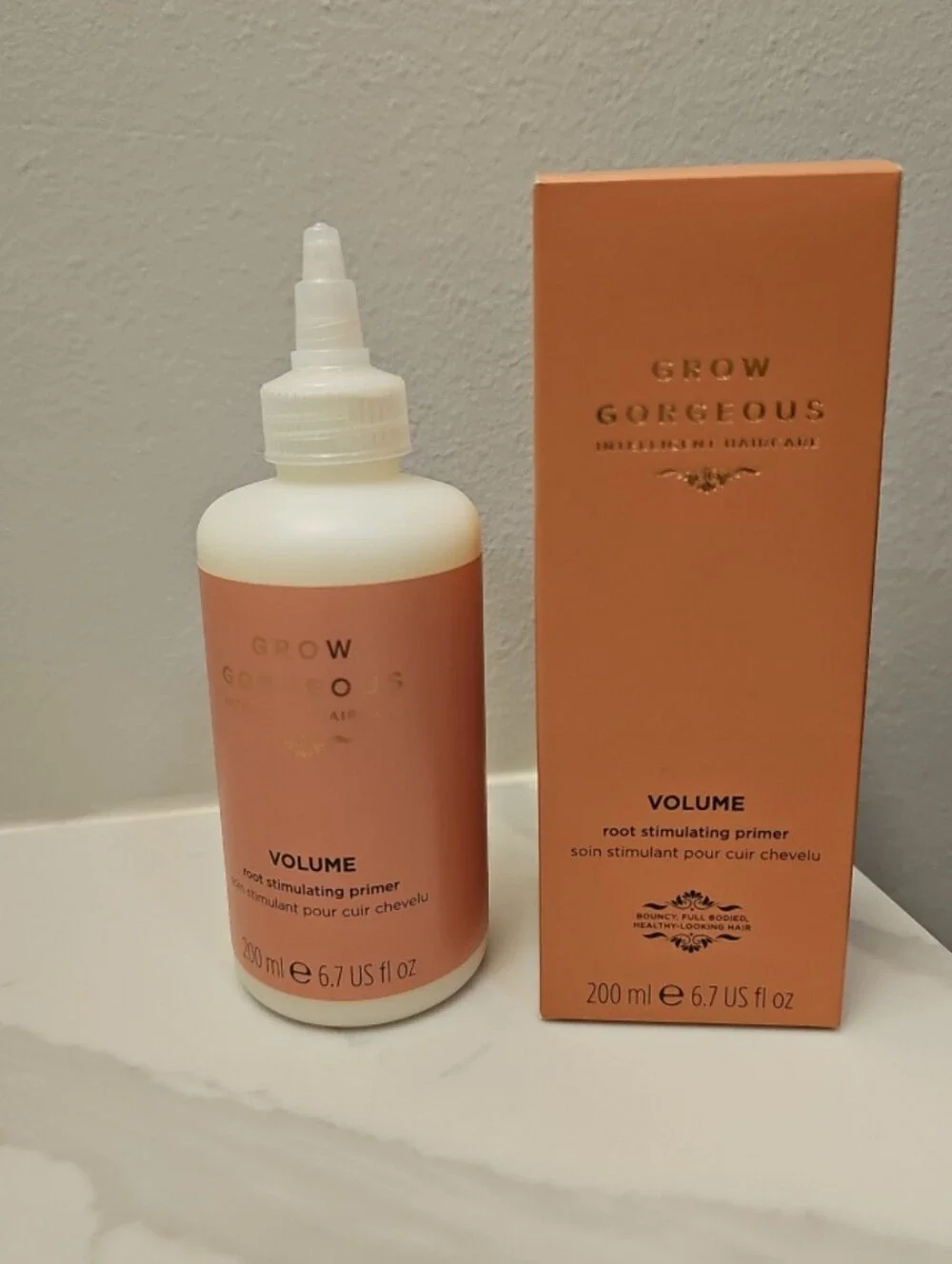 Grow Gorgeous Volume Root Stimulating Primer Hair Care. New in Box.